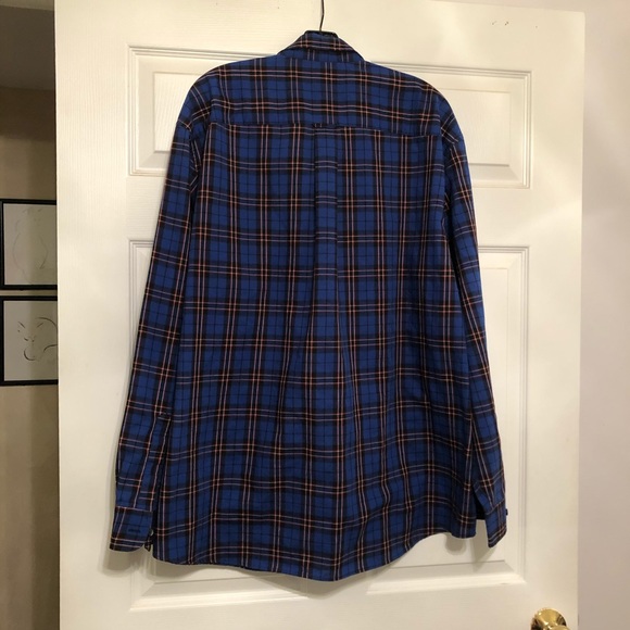 Saddlebred Big Man LS Shirt, Blue, Size 2X - Picture 2 of 4